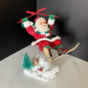 Flying Skier Santa by Midwest Importers
